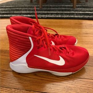 Nike Kids Prime Hype Red Basketball Shoes